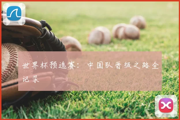 世界杯预选赛:中国队晋级之路全记录